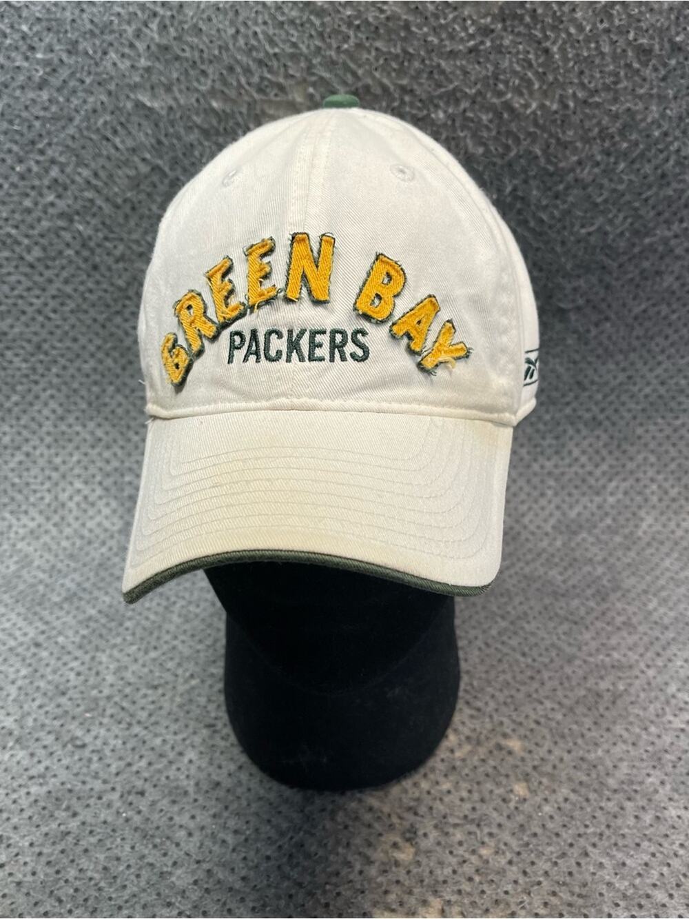 Reebok Green Bay Packers Distressed Hat One Size Men’s